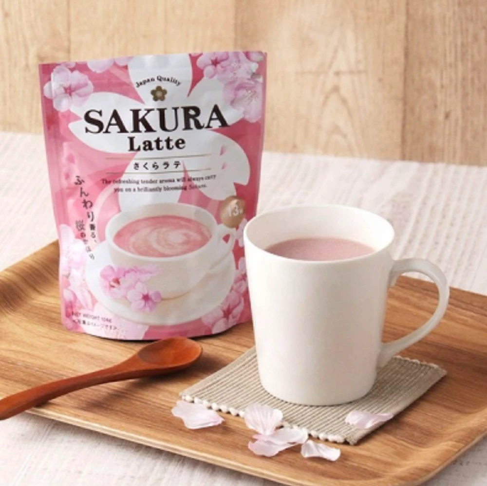Sakura Latte - Trà sữa hoa anh đào Nhật Bản