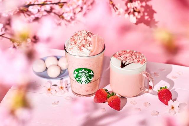 Sakura Latte - Trà sữa hoa anh đào Nhật Bản