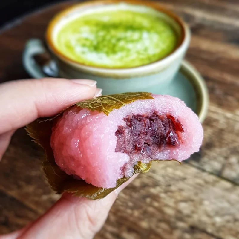 Sakura Mochi: Hương vị mùa xuân gói trọn trong lá anh đào