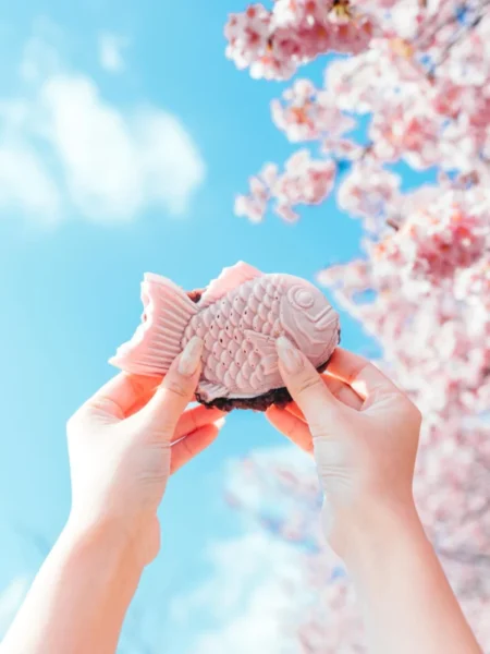 Sakura Taiyaki: Khi chú cá truyền thống khoác áo hồng xuân