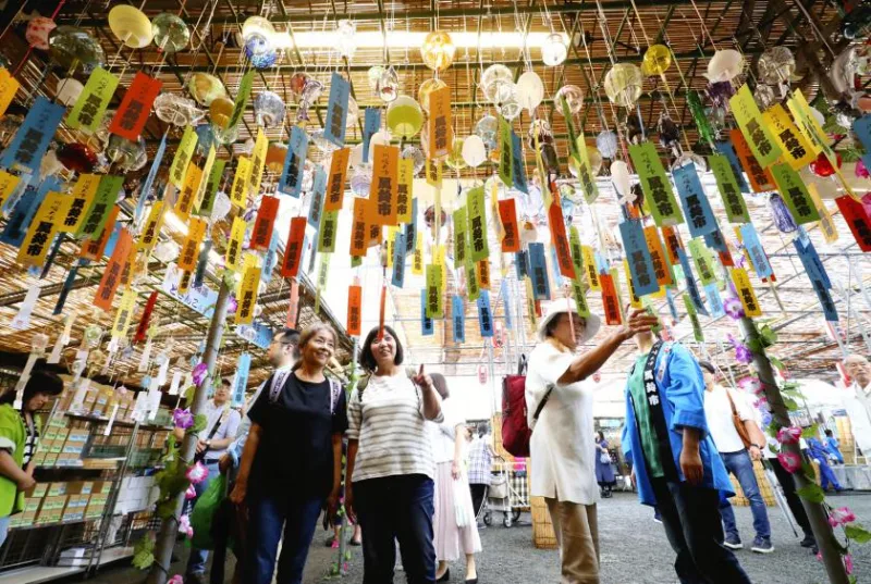 Chuông gió Furin: Nghệ Thuật Chữa Lành Tại Nhật Bản Chuông gió Furin