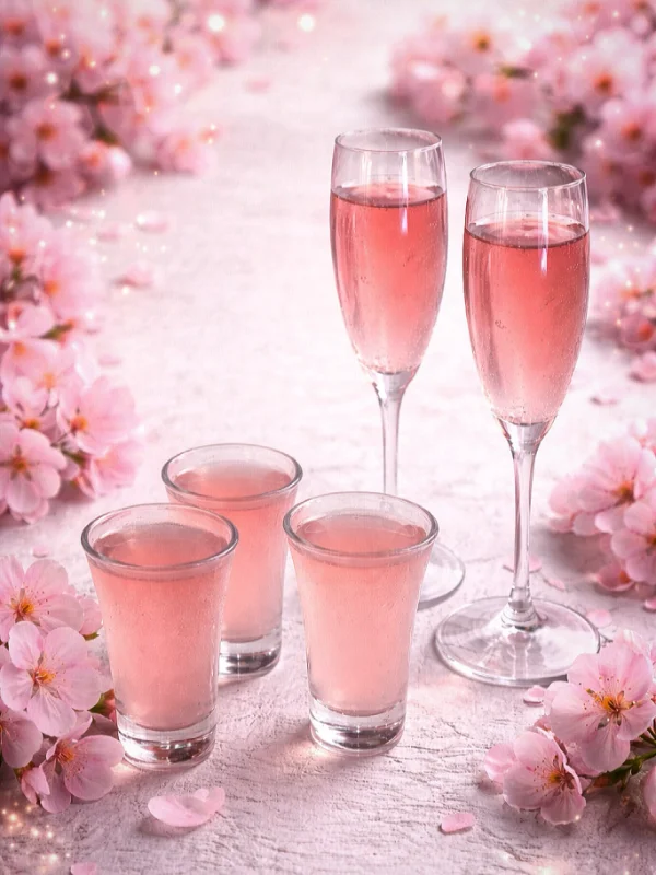 Sparkling Wine Sakura: Rượu hoa anh đào của Nhật Bản